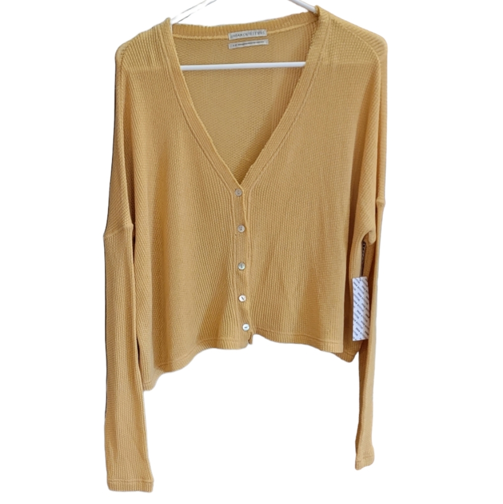 URBAN OUTFITTERS Carmel Butter Cardigan